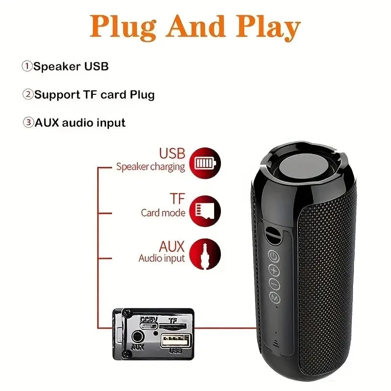 Wireless Bluetooth Waterproof 5.3 Speaker