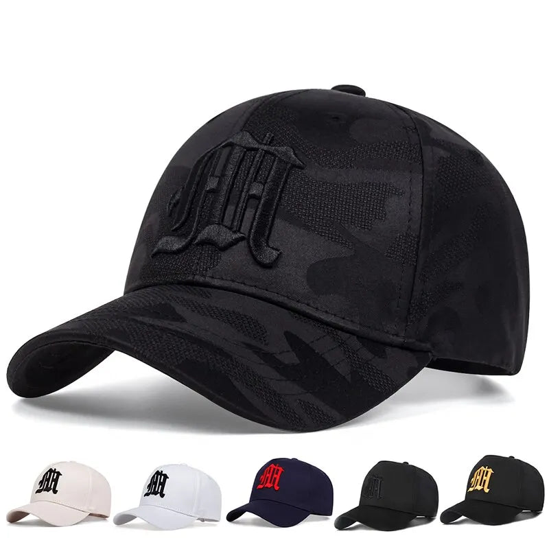 Casquette de baseball unisexe brodée avec la lettre M