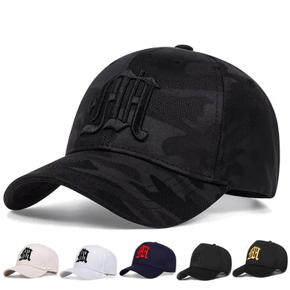 Casquette de baseball unisexe brodée avec la lettre M