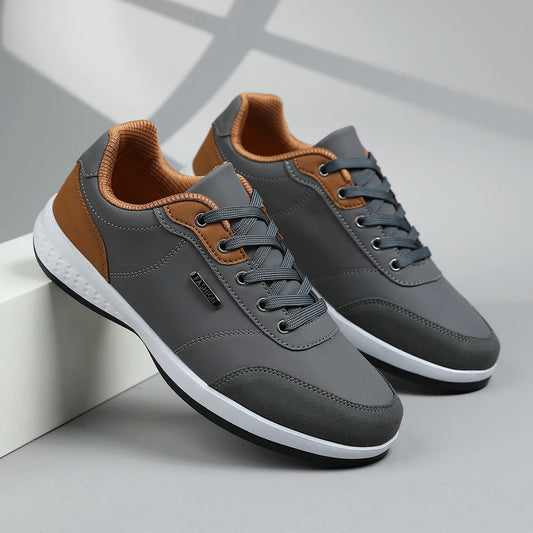 Men's Spring Autumn Waterproof Leather Breathable Shoes