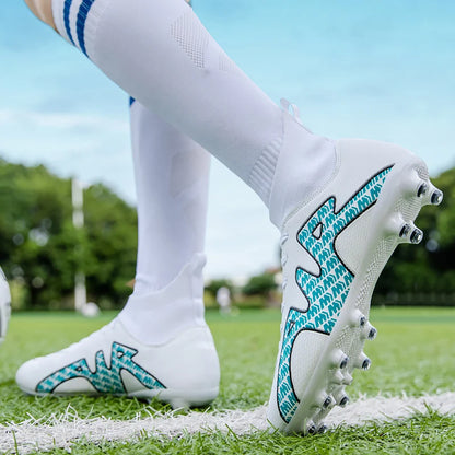 Chaussures de football respirantes antidérapantes unisexes