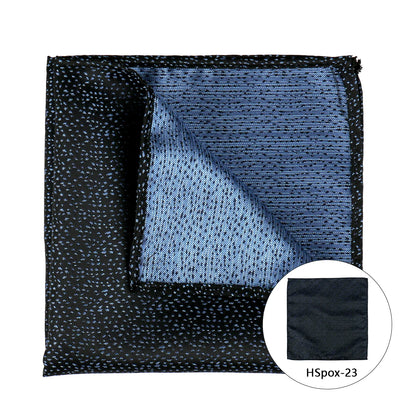 Pochette de costume homme à motif cachemire multicolore – Mouchoir de mariage tissé jacquard