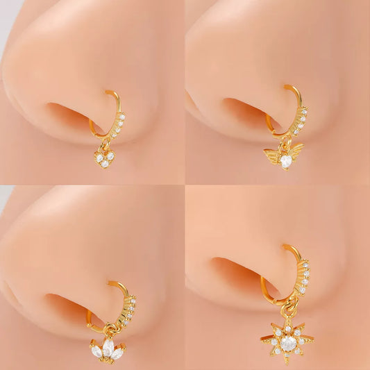 Women's Stainless Steel Small Nose Ring