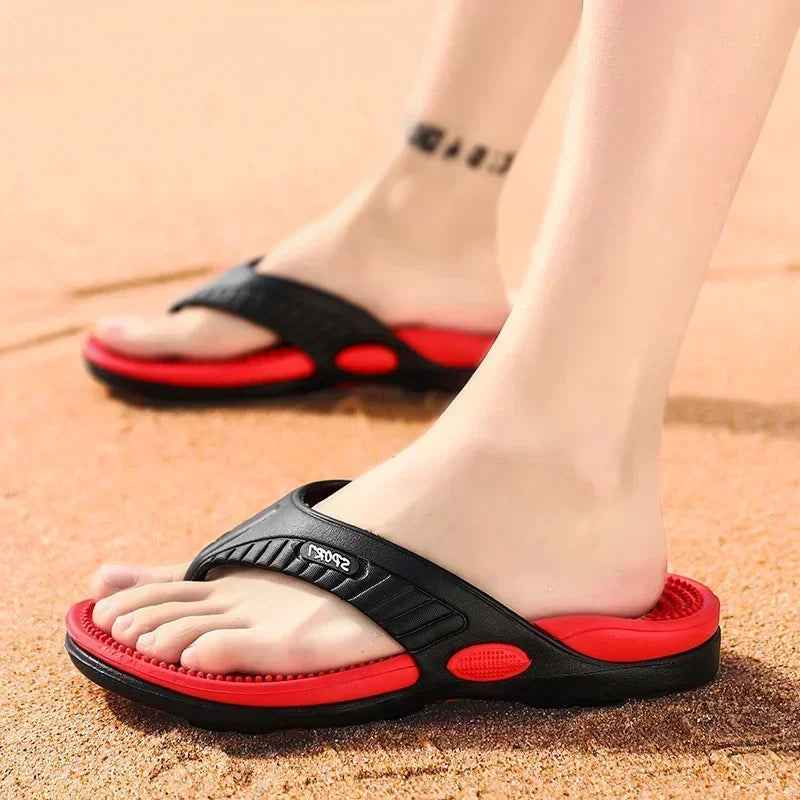 Men's Summer Breathable Non Slip Flip Flops Slippers
