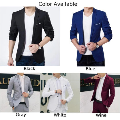 Lightweight Men’s Blazer - Autumn & Spring Fashion