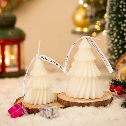 Bougies parfumées en spirale pour sapin de Noël – Cadeau de décoration d'intérieur festif