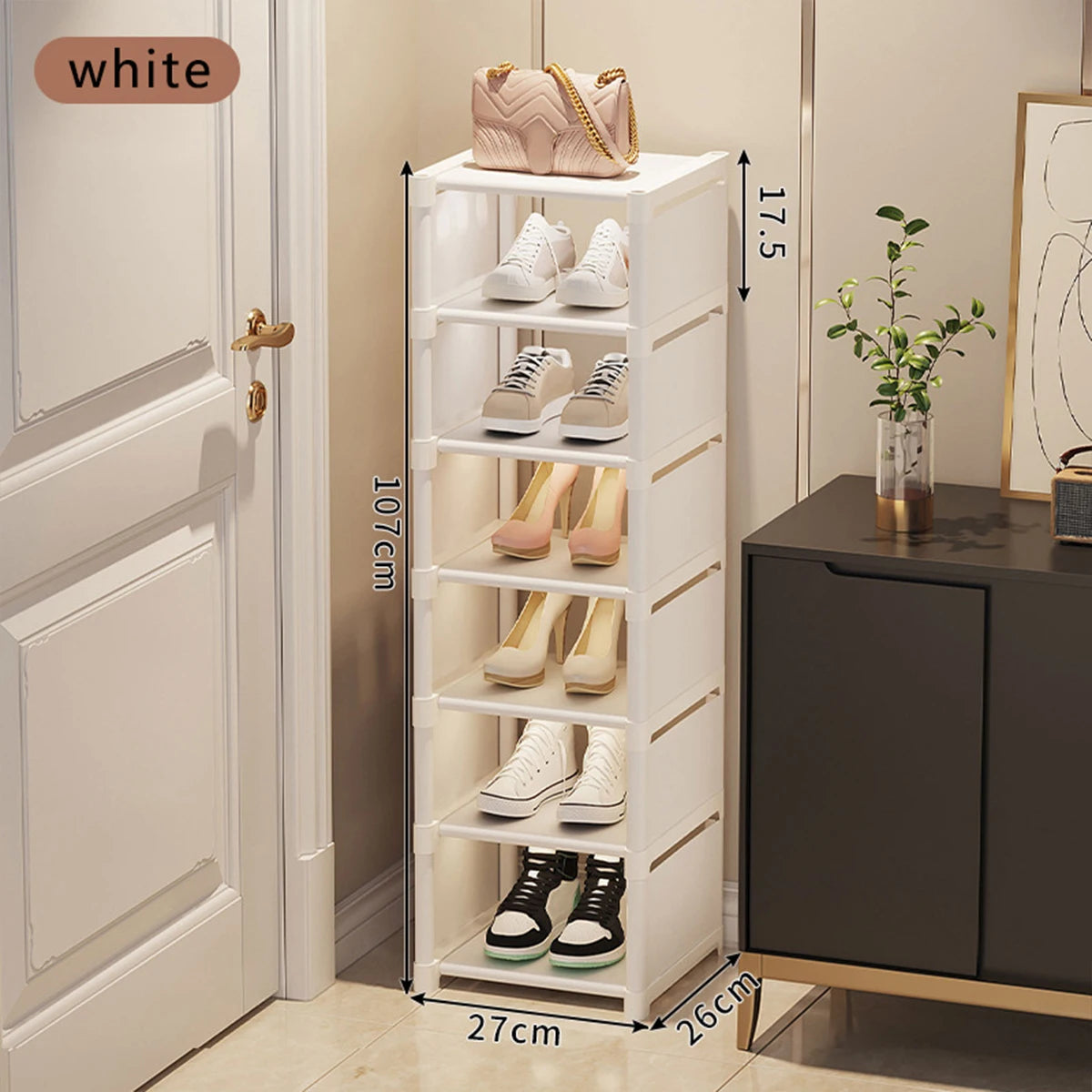Mehrschichtiger, staubdichter Schuhschrank-Organizer