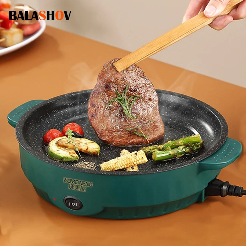 220V Househould Barbecue Electric Frying Baking Pan