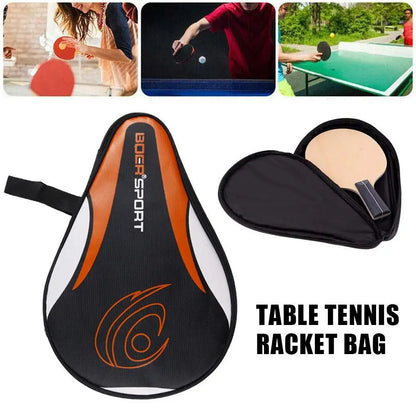 Portable Table Tennis Racket Cover Sports Bag