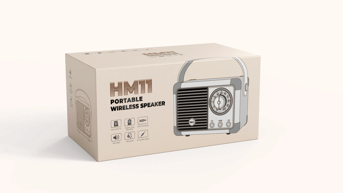 Retro Bluetooth Speaker HM11 Mini Music