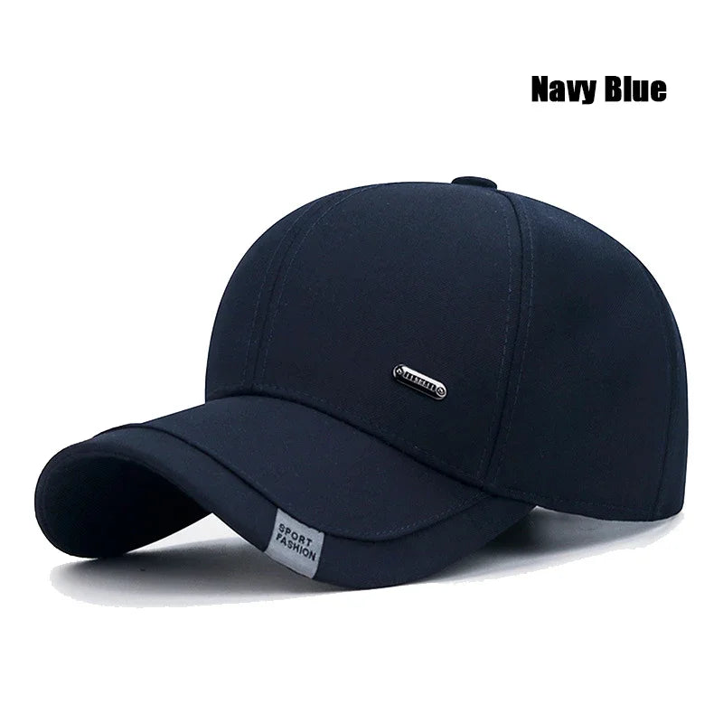 Men’s Cotton Trucker Baseball Cap – Breathable Adjustable Snapback Hat