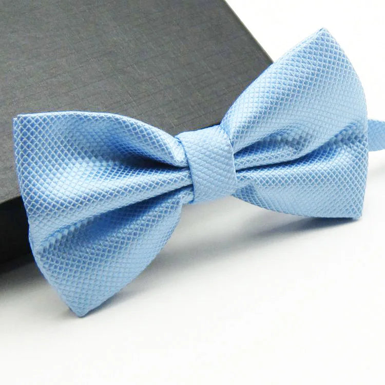 Men's Lightweight Solid Color Butterfly Bow Tie