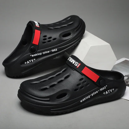 Men Summer Beach Soft Sole Breathable Home Slippers