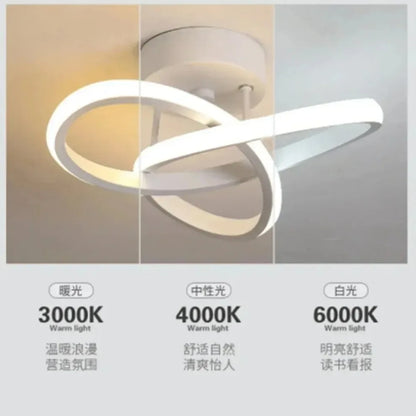 Minimalist Living Room LED Strip Ceiling Lights