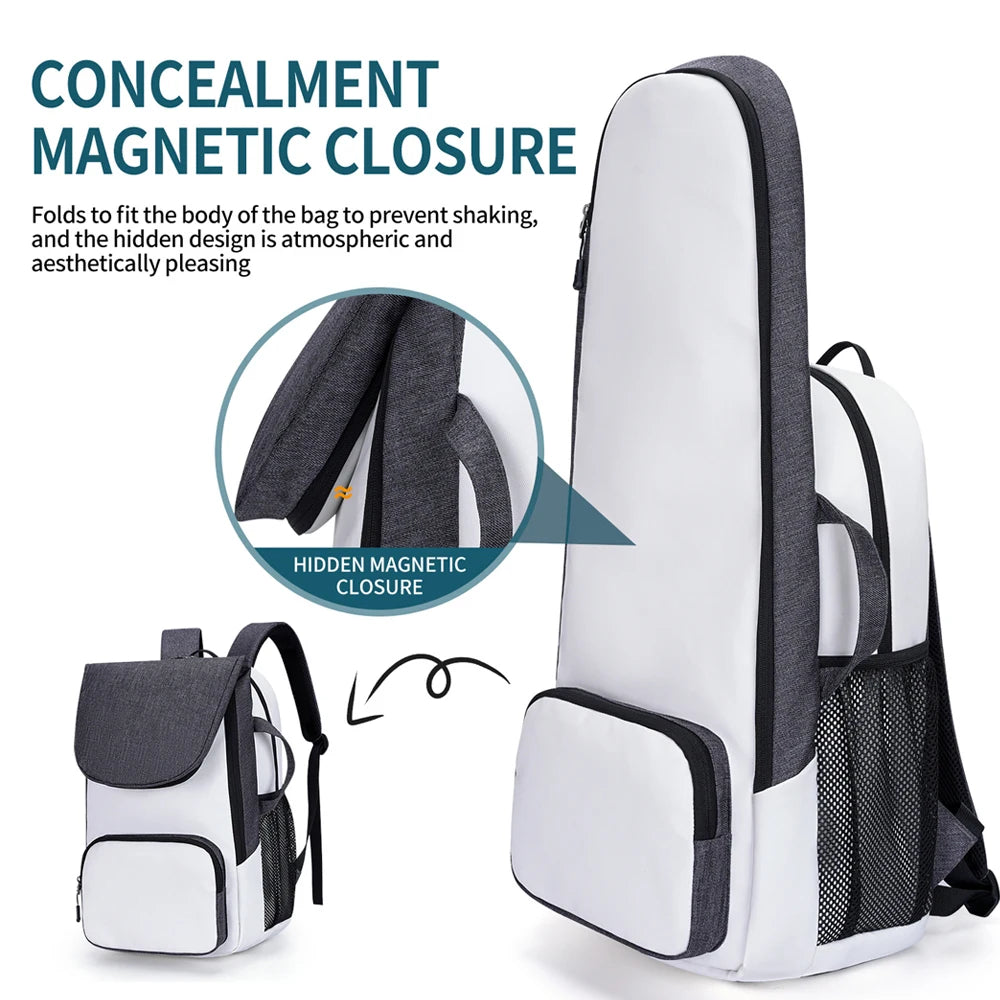 Unisex-Tennis- und Pickleball-Rucksack mit Schuhfach – bietet Platz für 2 Schläger