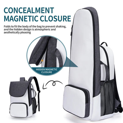 Unisex-Tennis- und Pickleball-Rucksack mit Schuhfach – bietet Platz für 2 Schläger