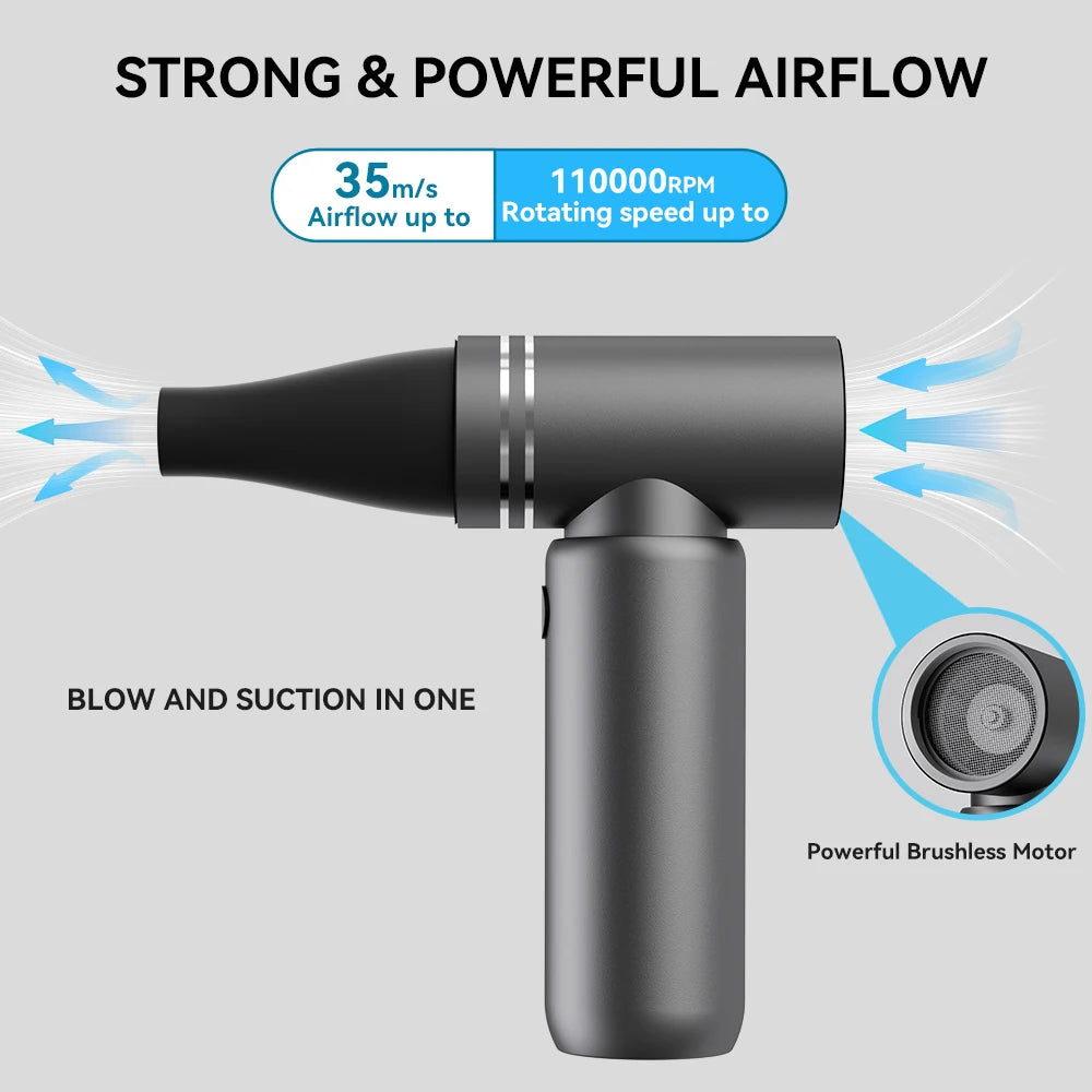 Portable 110000RPM Mini Turbo Air Blower