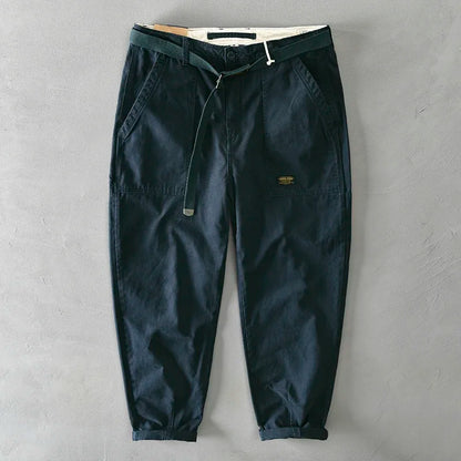 Men's Big Pocket Cotton Cargo Trouser Pants