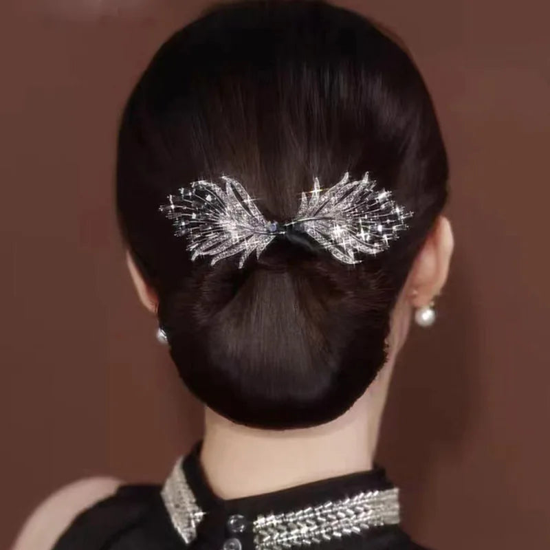 Haarwickler mit Schleife für Damen – Haarknotenformer & praktische Haarnadel