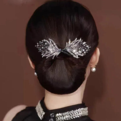 Haarwickler mit Schleife für Damen – Haarknotenformer & praktische Haarnadel