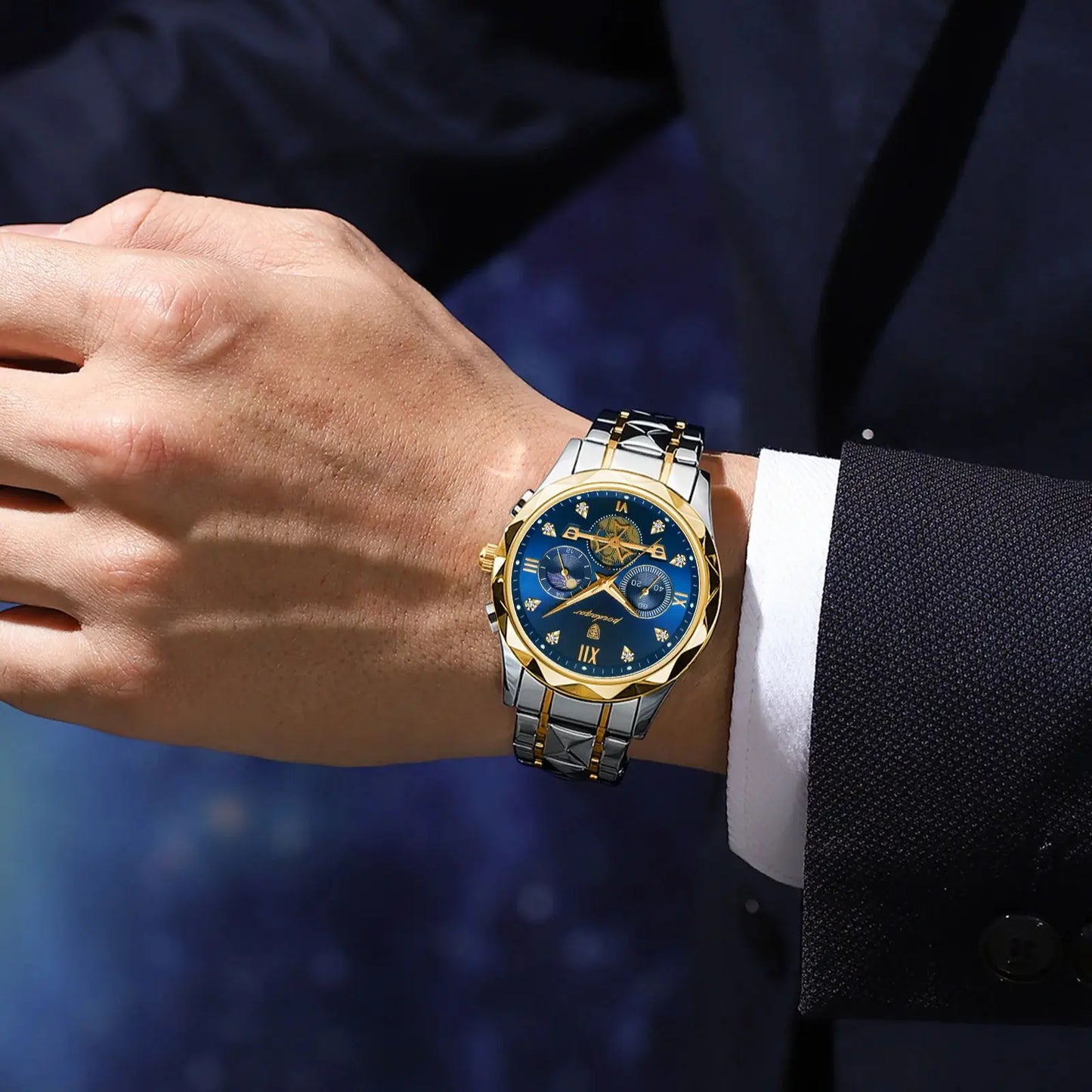 Montres en acier inoxydable pour hommes