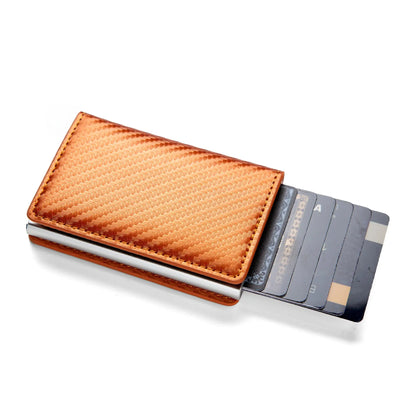 RFID Blocking Men's Leather Card Wallet