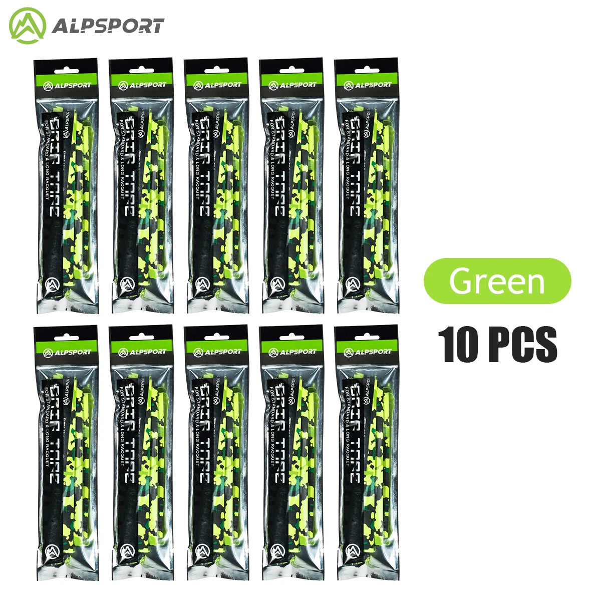 10Pcs Anti-Slip Racket Handle Tennis Grip Tape