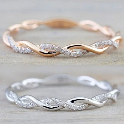 Women Stainless Steel Gold & Silver Rings