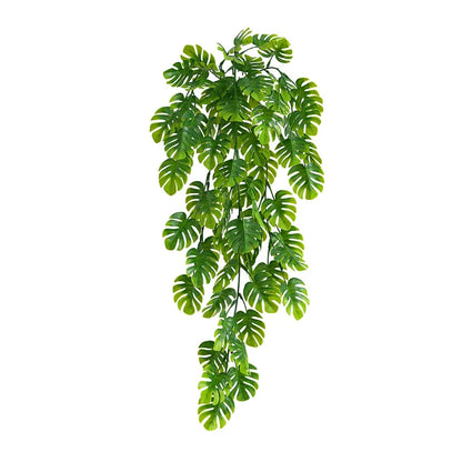 Artificial Turtle Leaf Plant – Plastic Greenery Home Decor