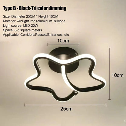 Minimalist Living Room LED Strip Ceiling Lights