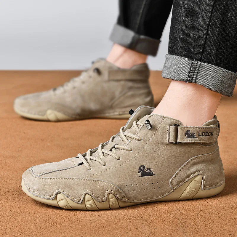 Leather Casual Sneakers for Men