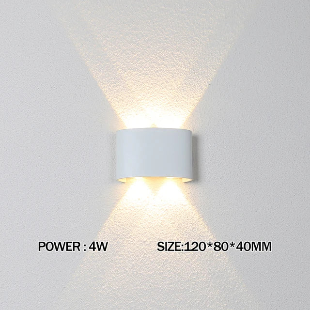 Wasserdichte LED-Wandleuchte für den Außenbereich