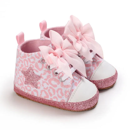 Princess Pink Soft Sole Baby Shoes