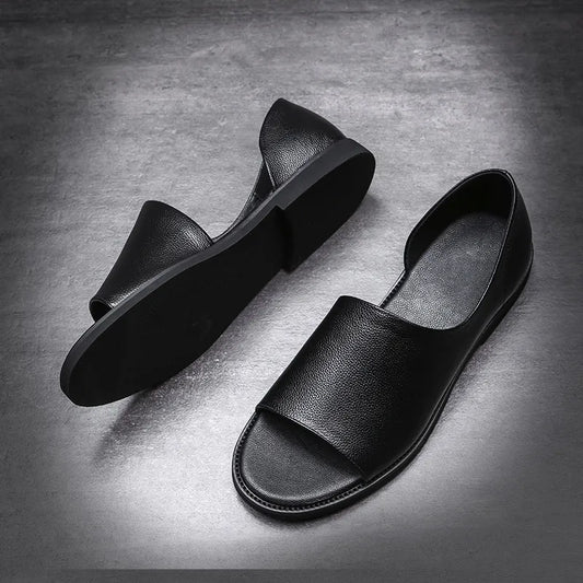 Herrensandalen – Sandalen aus weichem Leder