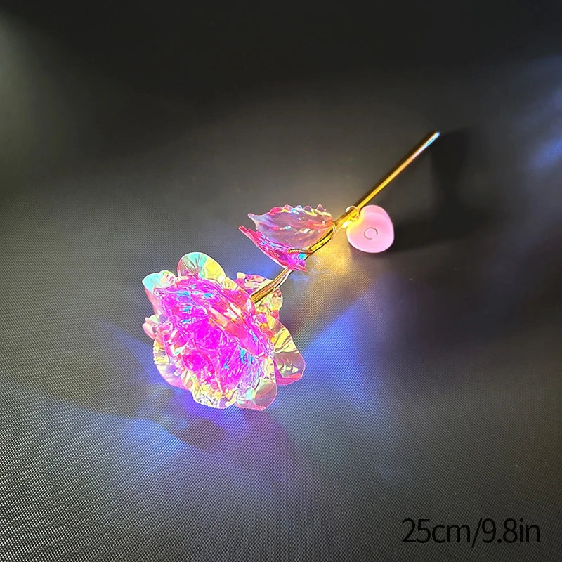 Eternal Gold Foil Rose - Creative LED Night Light Flower Valentine Gift