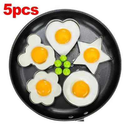 Non Stick Pancake Omelette Mold-Stainless Steel Egg Rings