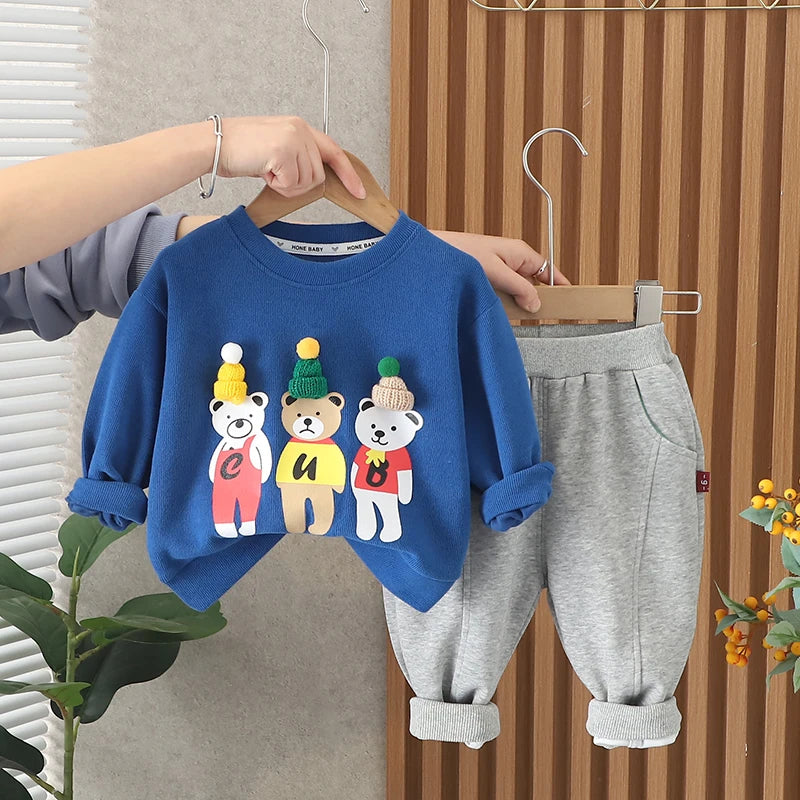 NEW Spring Autumn Kids Clothes - Baby Cotton Clothes
