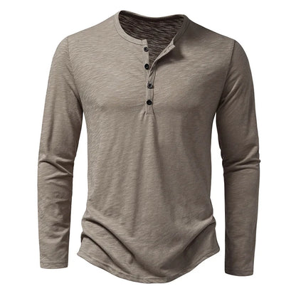 Men's Cotton Long Sleeve Casual T-Shirts