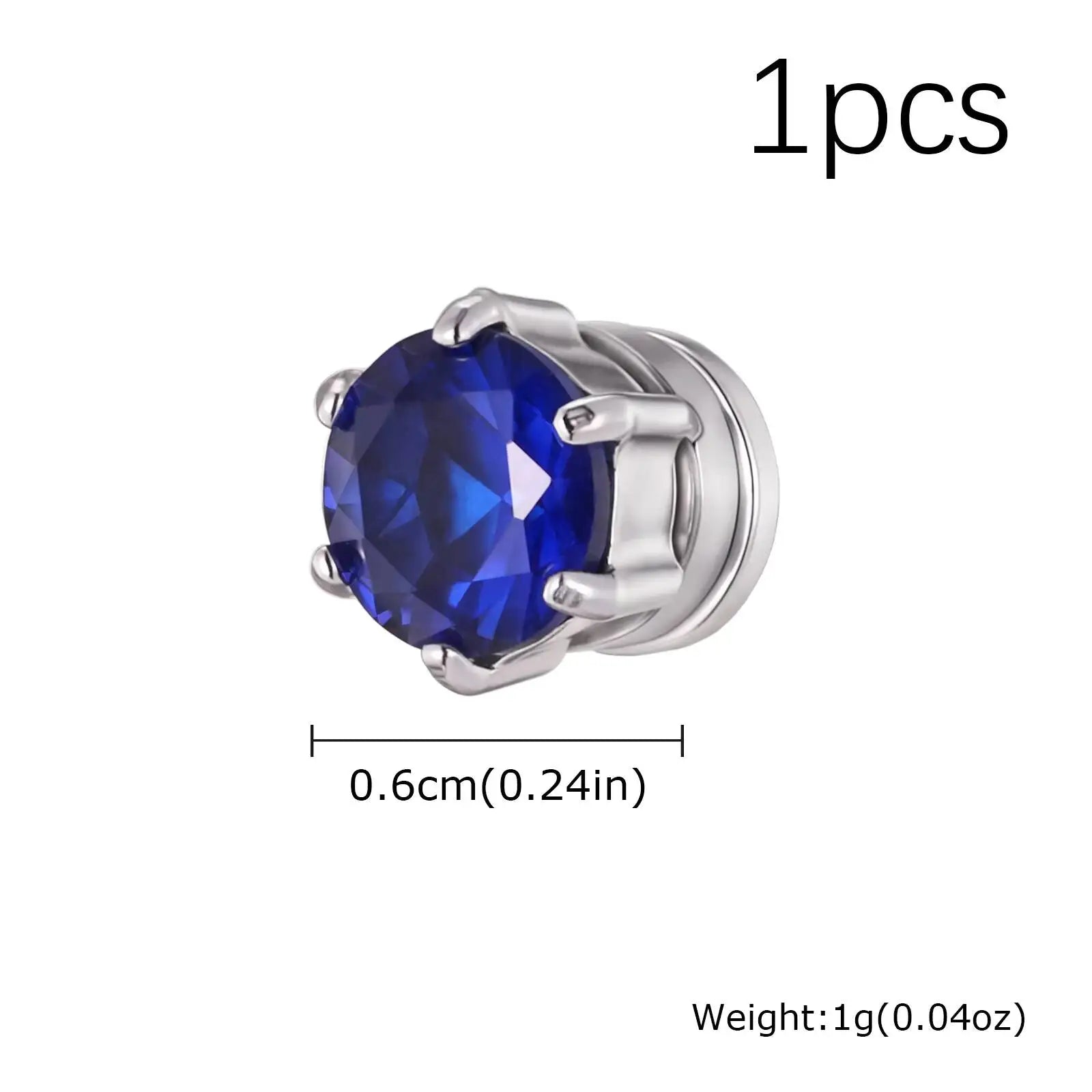 Boucles d'oreilles magnétiques non perçantes en acier inoxydable pour hommes