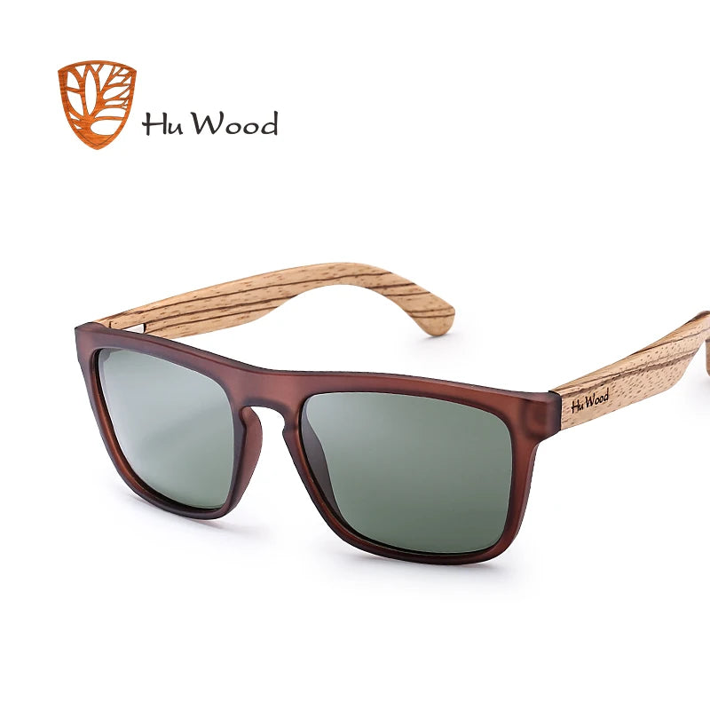 Herren-Sonnenbrille aus Holz mit polarisierten Gläsern – Rahmen aus Zebranoholz, UV400-Schutz