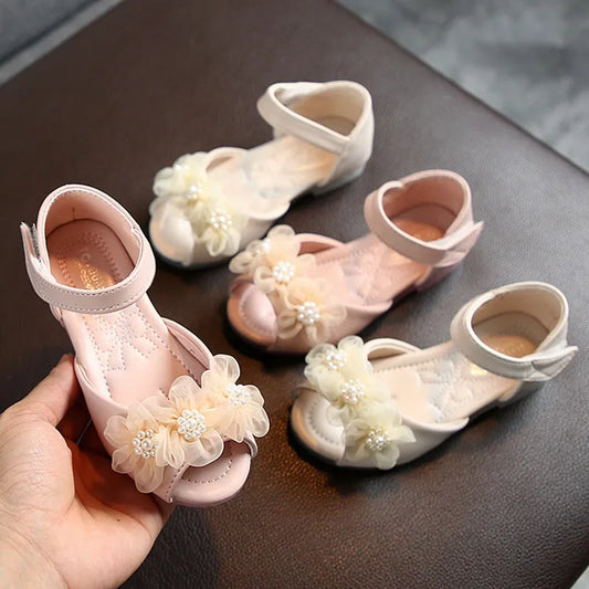 Pearl Flower Fashion Princess Casual Shoes