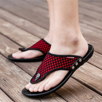 Rutschfester Bade-Flip-Flop, lässiger Strand-Slipper