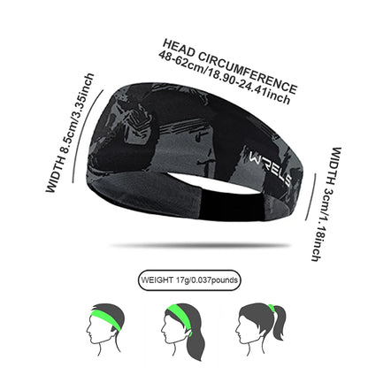 Unisex Sweat-Absorbing Sports Hair Band for Running