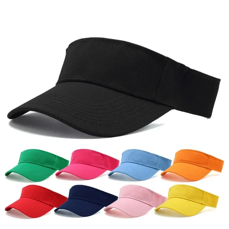 Sun-Proof Empty Top Women Golf Visor Hat