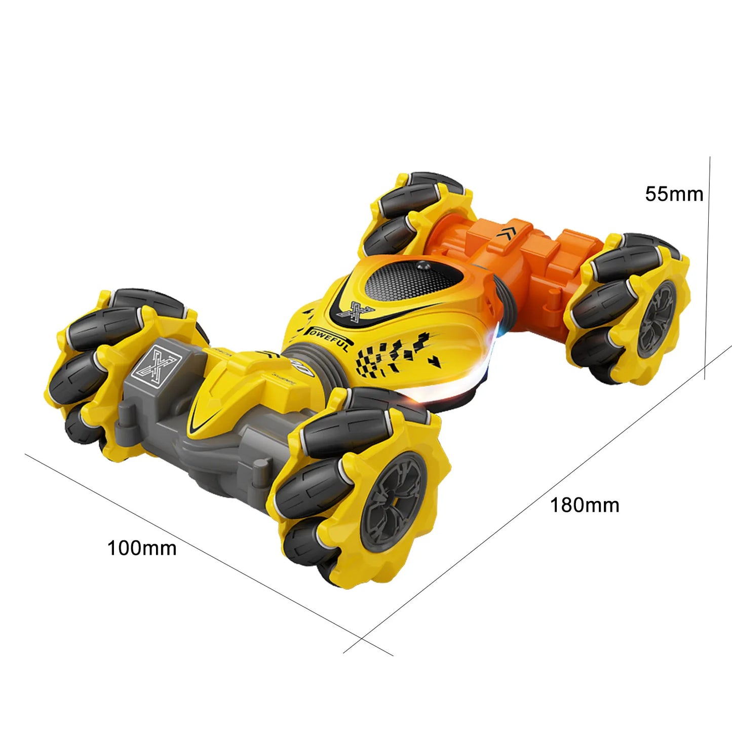 Gesture-Sensing 4WD RC Car Toy with Watch