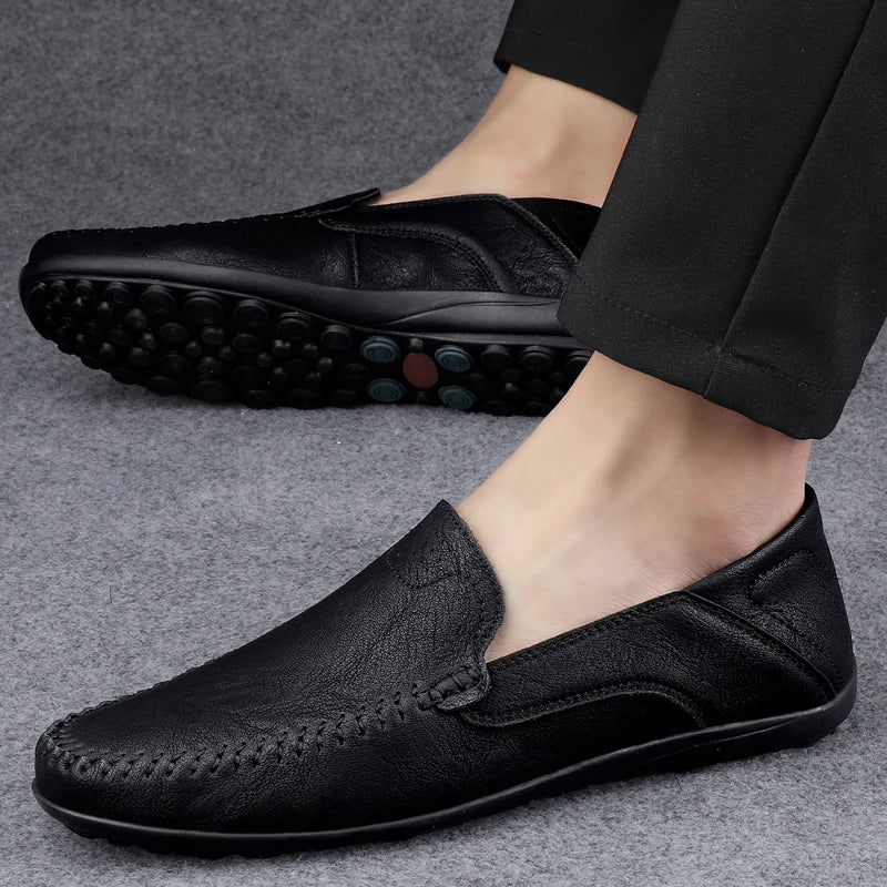 Chaussures en cuir décontractées pour hommes