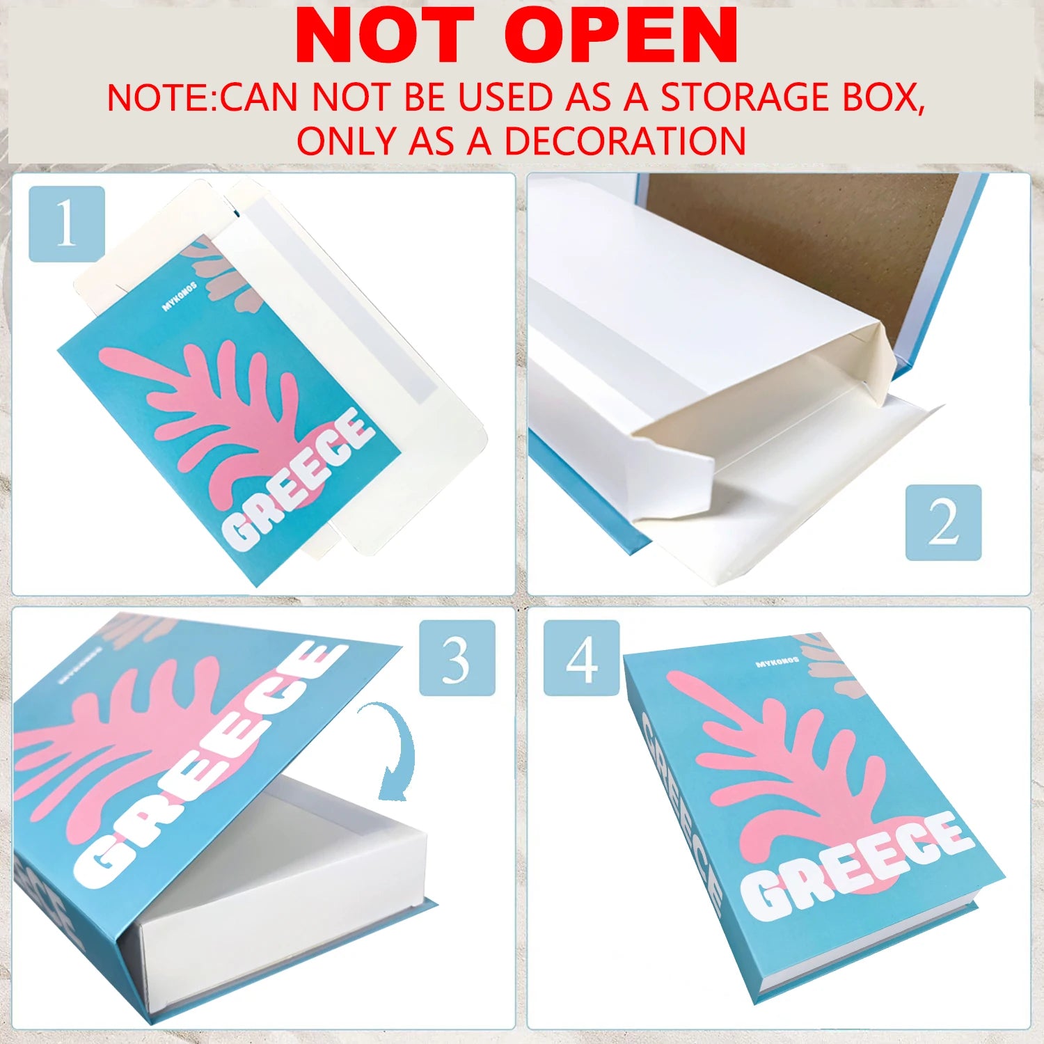 Openable Fake Book Storage Box Kit – Frishay.com