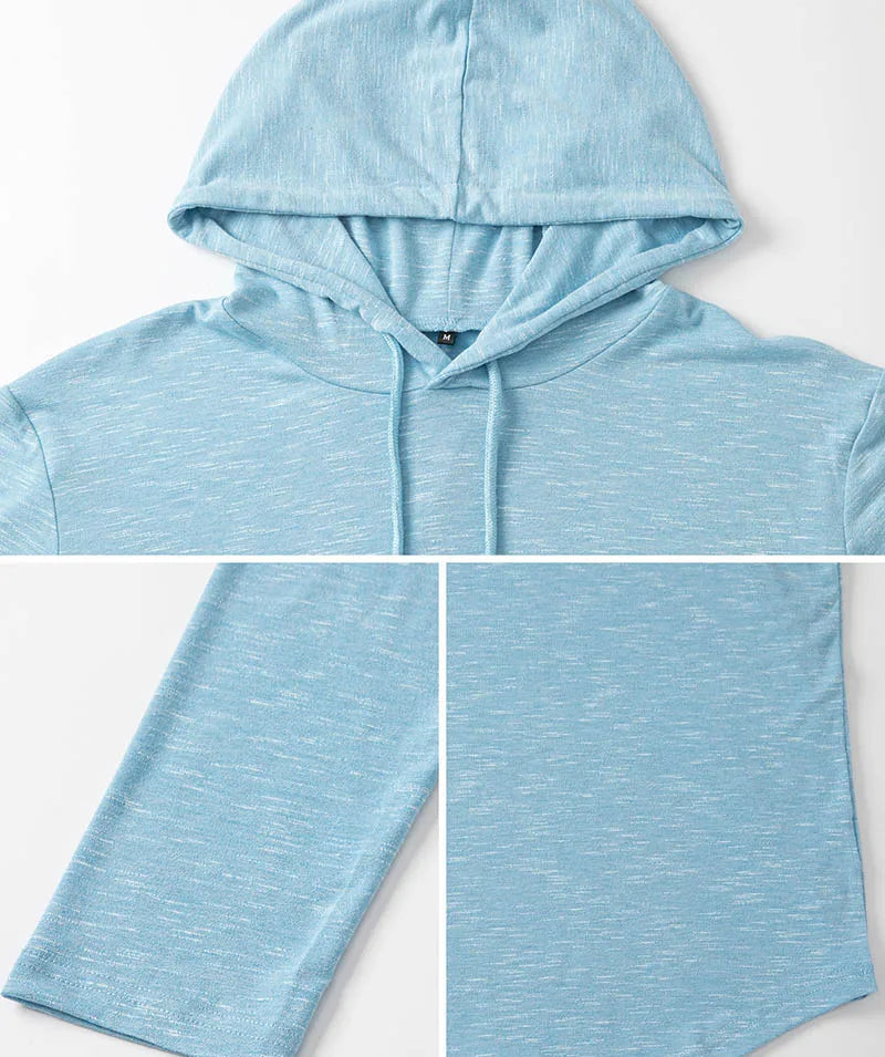 Men's Lightweight Athletic Hooded Sweatshirt