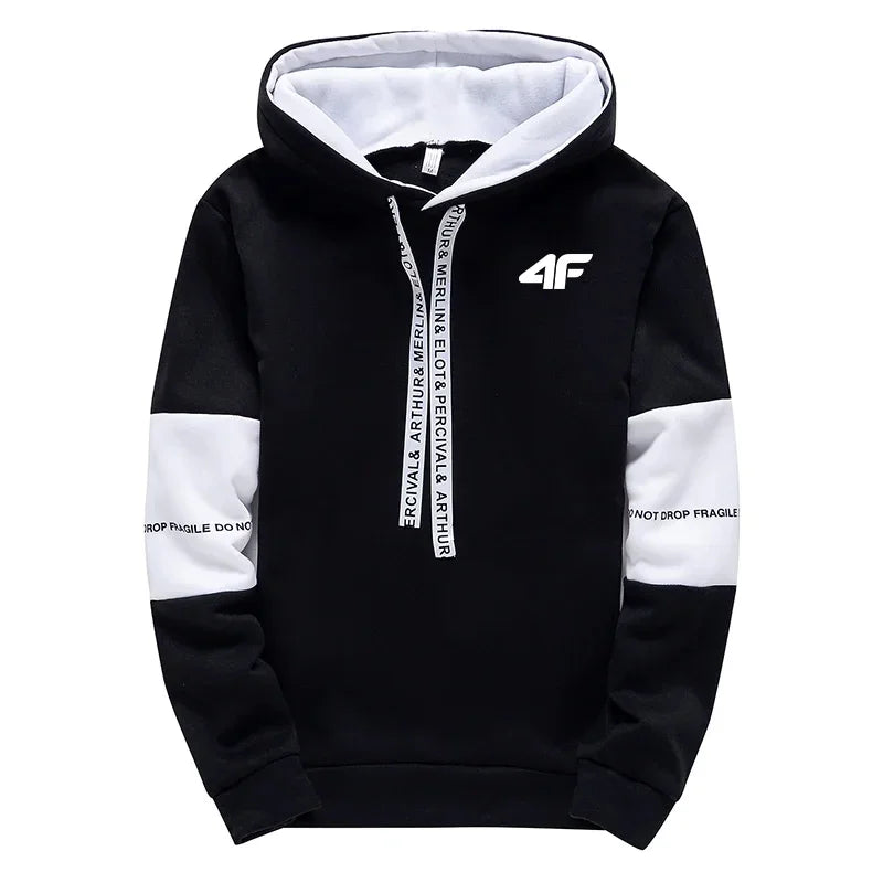 Men's Tracksuit Hooded Long Sleeves Casual Single Piece Sweatshirts And Daily Sports Sweatpants Comfort  Jogging