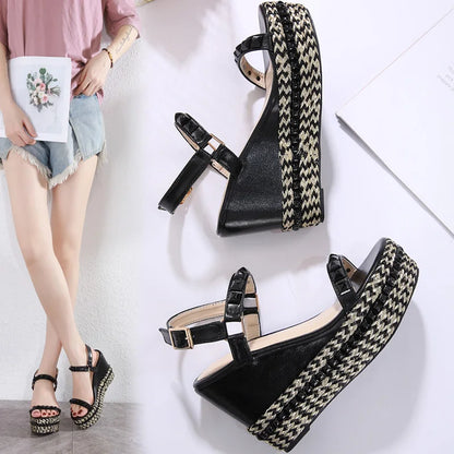 Rivet Glam Ankle Strap Sandals